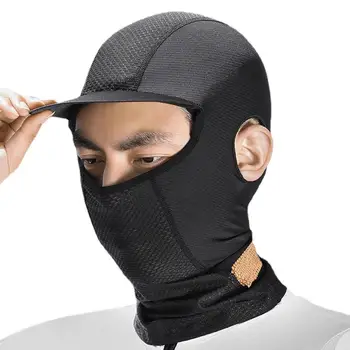 Солнцезащитные головные уборы Ice Silk, Солнцезащитные головные уборы, полная маска для лица для женщин, мужчин, Спорт на открытом воздухе, Солнцезащитная маска для лица, УФ-защита